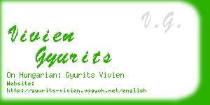 vivien gyurits business card